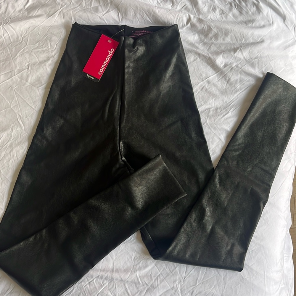 NWT Commando Faux Leather Leggings